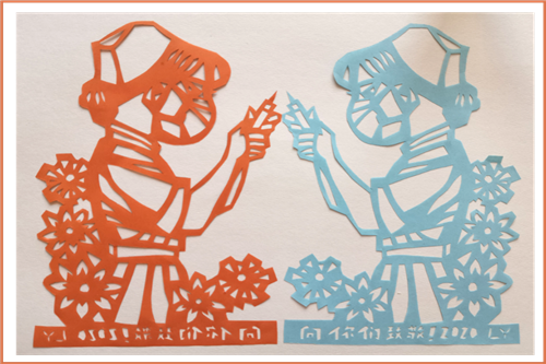 抗击疫情 剪纸传情——淄川美术教师用艺术的力量鼓舞人心