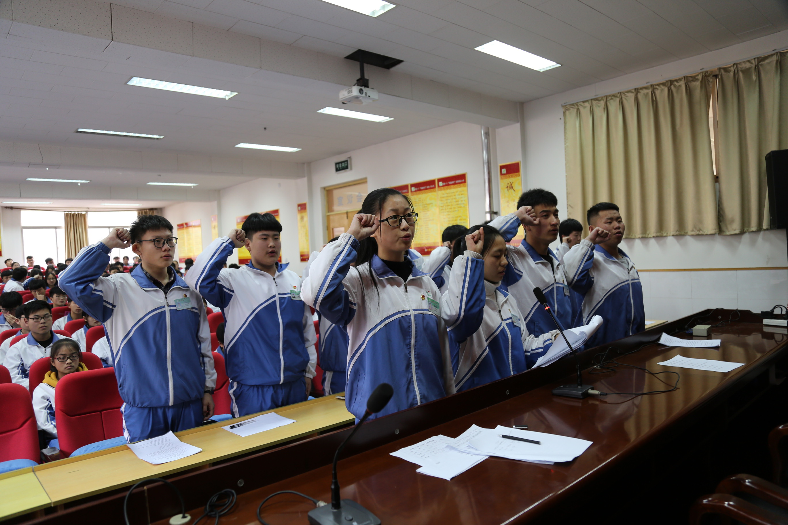 沂源二中"学代会"彰显自主管理,自我服务理念